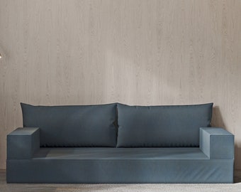 Modular Floor Sofa, Convertible Seat Bed, Modern Living Room Seating