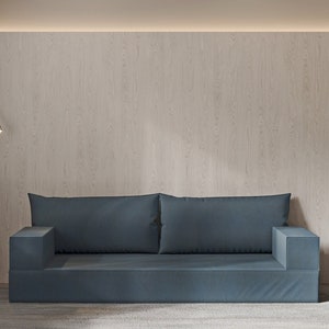 Modulares Bodensofa, Benutzerdefinierte Bodenbestuhlung, Bodenschnitt, Sitzbett für Kinderzimmer, Leseecke, modernes Wohnzimmer (L-förmig oder U-förmig)