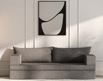 Customizable Bench Cushion | Indoor Outdoor Seat Pad, Washable Cover