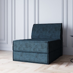 Custom Floor Cushion Sofa, Pallet Cushion Seating, Moroccan Floor Couch, Foam & Veneer, Convertible Bed, Washable Covers, Relaxing Lounge