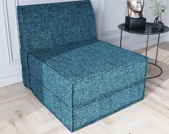 Foam Floor Sofa, Removable Washable Cover, Converts to Bed