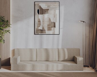 Customizable Floor Cushion Couch – Modular Sofa, Sectional Sofa, Handmade Floor Sofa Set, Lounge Comfort and Style, Perfect for Floor Sofa
