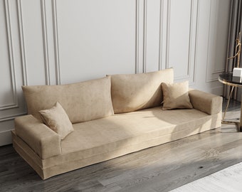 Slaapbank modulaire vloer – aanpasbare schuimbank, afneembare hoes