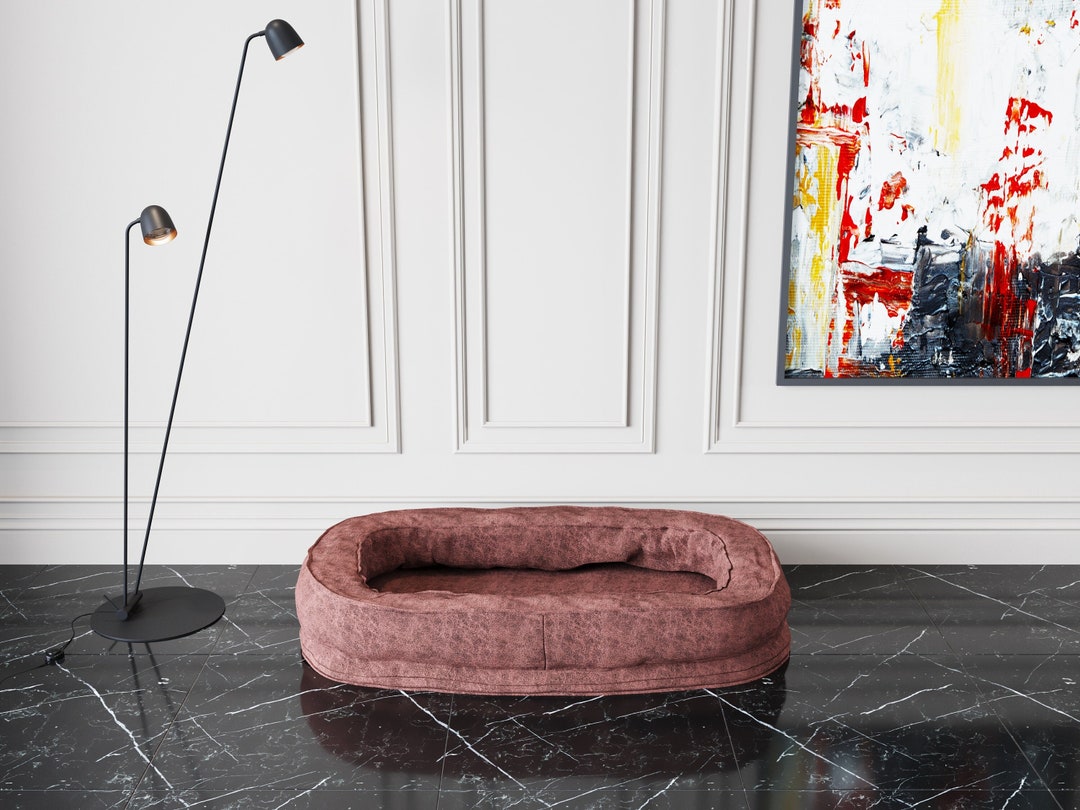 Oval Memory Foam Dog Bed Medium & Large Sizes Premium Etsy