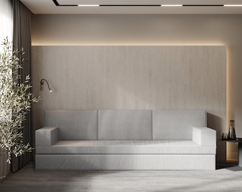 Modular Arabic Floor Sofa Set | Customizable Majlis Seating