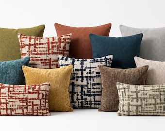 Custom Window Seat & Bench Cushion Cover, Pet Friendly Pillowcase