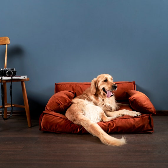Orthopedic Dog Bed, Washable Couch-Style Pet Bed, Ball Fiber