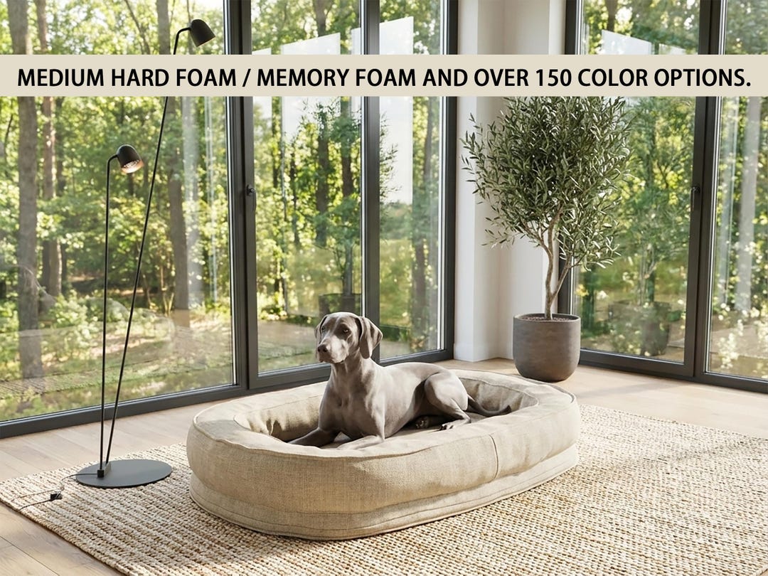 Ergonomic Dog Bed | Orthopedic Foam, Removable Washable Cover - Etsy
