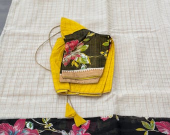 Mangalgiri silk cotton light weight saree