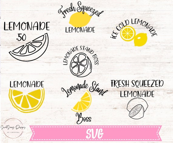 Lemonade SVG Bundle. Digital Download Cut File. Cricut - Etsy