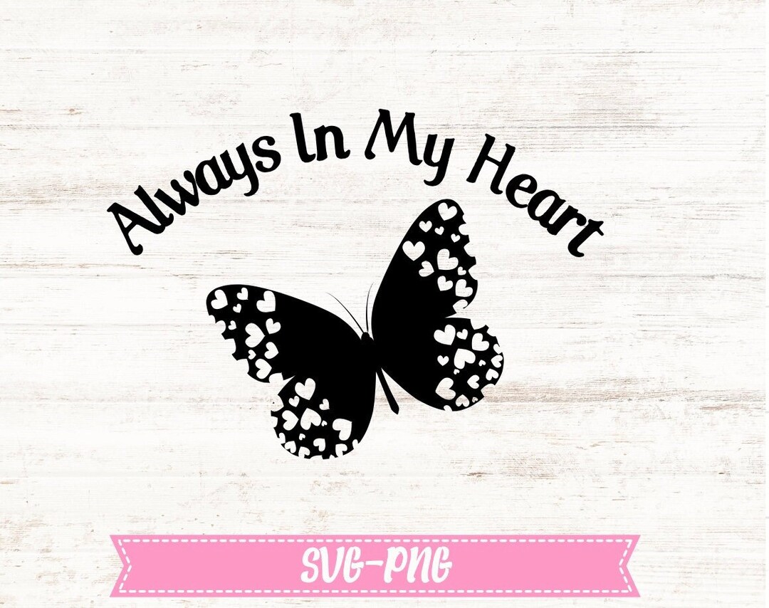 Memorial SVG PNG Butterfly SVG. Butterfly Memorial Svg in - Etsy Ireland