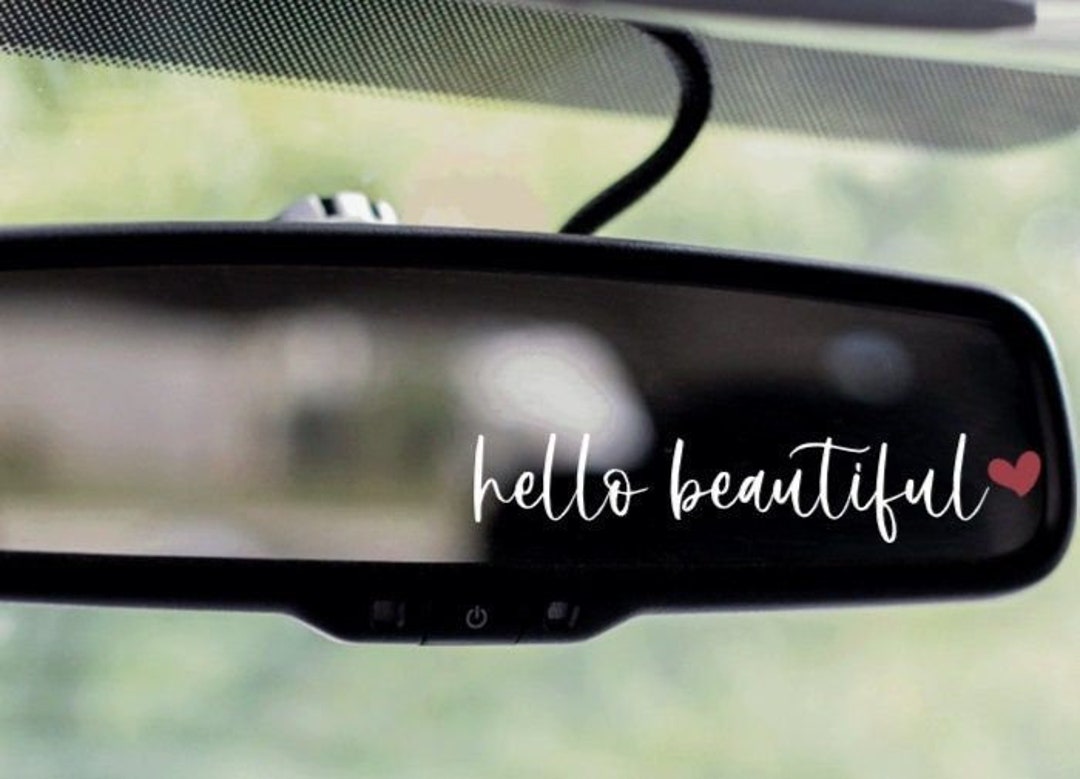 Car Mirror Decals. Rear View Mirror Decals Car Mirror Etsy