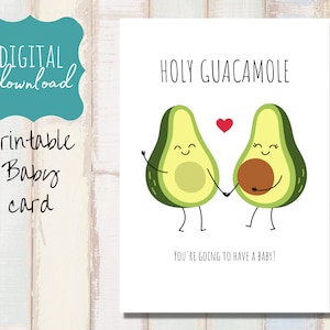 AFDRUKBARE babykaart, nieuwe baby, nieuwe ouders, digitaal, downloadbaar, schattig, babyshower