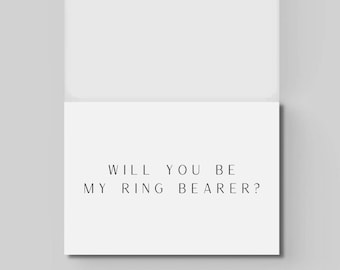 Serez-vous mon porteur d'anneau ?