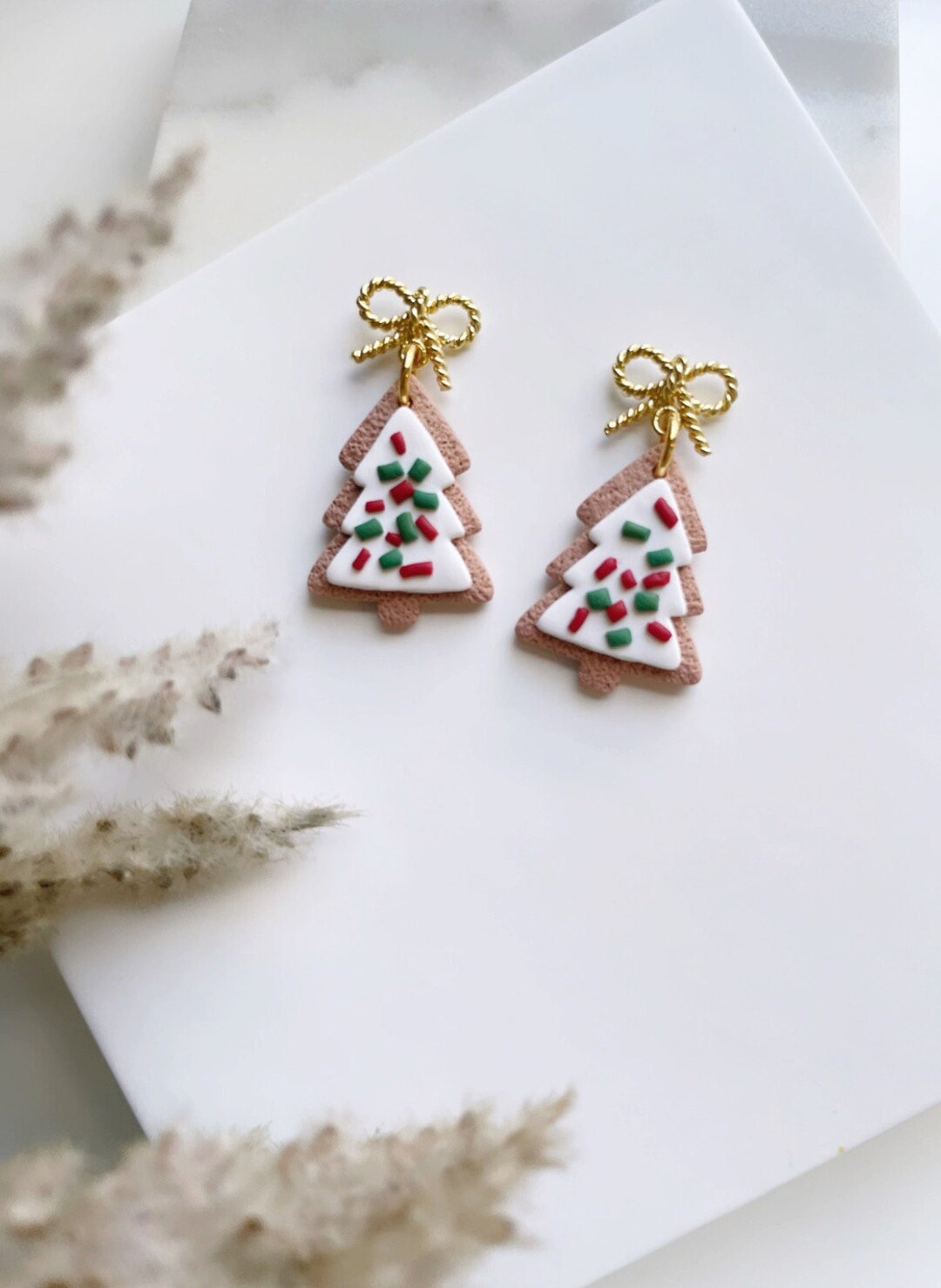 Christmas Earrings For Women - Set Of Festive Holiday Earrings (Reindeer, Snowflake, Tree) Stocking Stuffers Gifts