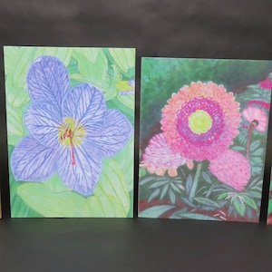 Cartões de felicitações para jardim Zen