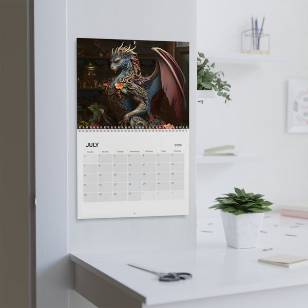 2024 Dragon Calendar Etsy