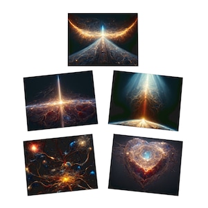 Cosmic Journey Greeting Cards (5-Pack)