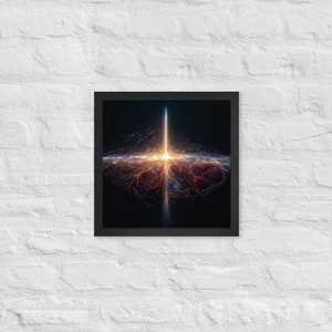 Rippling through the Cosmos, Framed poster