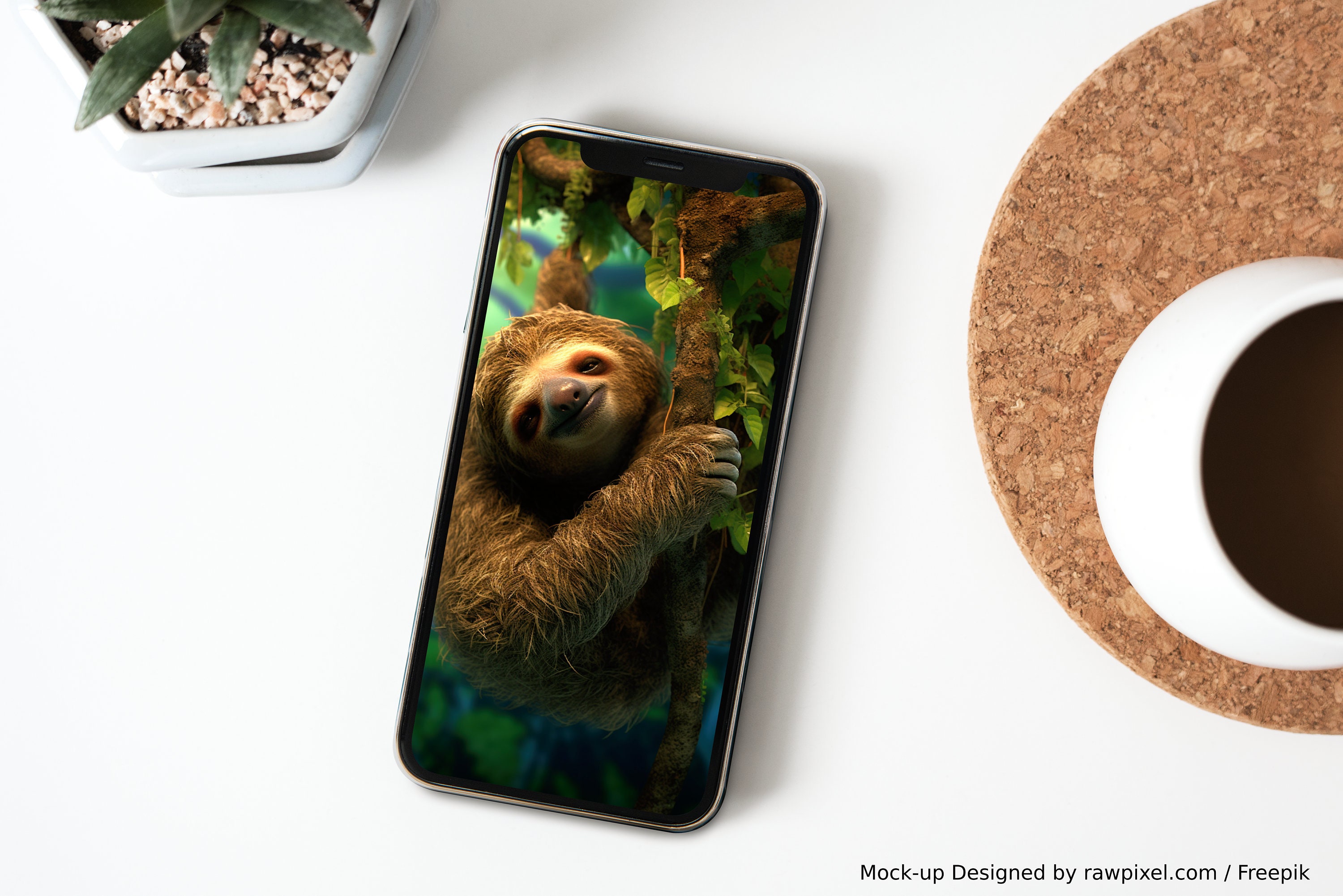 Android Sloths Sloth Phone Wallpaper | Sloth Digital Phone Wallpaper | the Pure Life ...