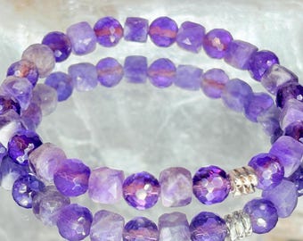 Amethyst Stretch Bracelet #12