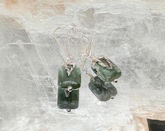 Seraphinite Earrings #1