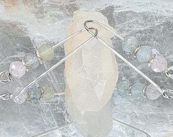 Tourmaline and Silver Earrings #1