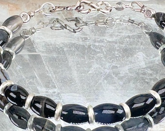 Sardonyx and Silver Bracelet