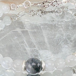 Moonstone and Silver Bracelet #2