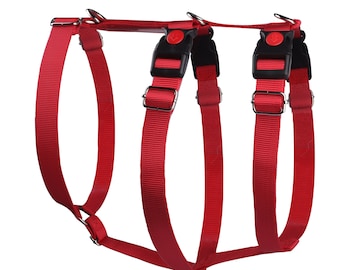 Harnais de sécurité tailles XS, S, M, L, XL Harnais pour chien Harnais anti-panique anti-évasion Harnais de poitrine anti-traction Sécurité