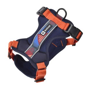 BlueGuard dog harness padded chest harness dog Y-harness leading harness safety harness panic harness reflective breathable