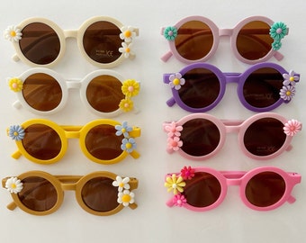 children's/kids/baby round flower sunnies