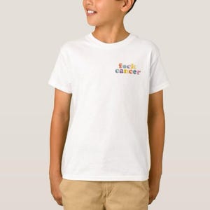 youth unisex &#39;little warrior&#39; f* cancer t-shirts