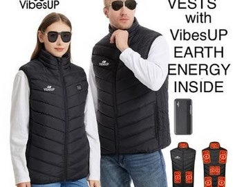 Heat & Crystal Vibes Therapy Vest Jacket