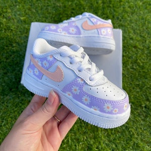 Daisy Custom Hand Painted Toddler/Infant Nike Air Force 1 Sneakers