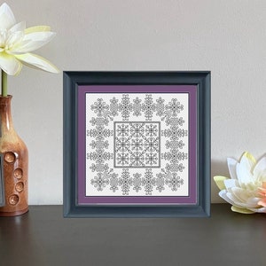 Motivo Blackwork, Motivo ricamo, Motivo ricamo Blackwork, Motivo &quot;Etude&quot;, Motivo ricamo, Motivo ricamo, Blackwork