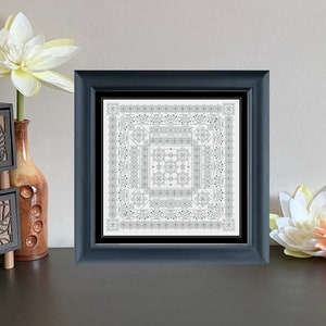 Motivo Blackwork, Motivo ricamo, Motivo ricamo Blackwork, Motivo &quot;Adagio&quot;, Motivo ricamo, Motivo ricamo, Blackwork