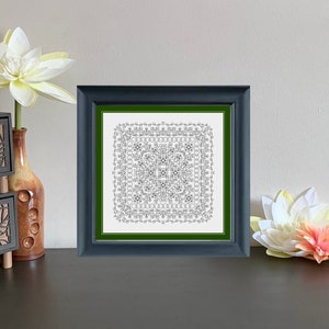 Motivo Blackwork, Motivo ricamo, Motivo ricamo Blackwork, Motivo &quot;Tiento&quot;, Motivo ricamo, Motivo ricamo, Blackwork