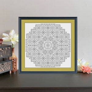Motivo Blackwork, Motivo ricamo, Motivo ricamo Blackwork, &quot;Modello Valse&quot;, Motivo ricamo, Motivo ricamo, Blackwork