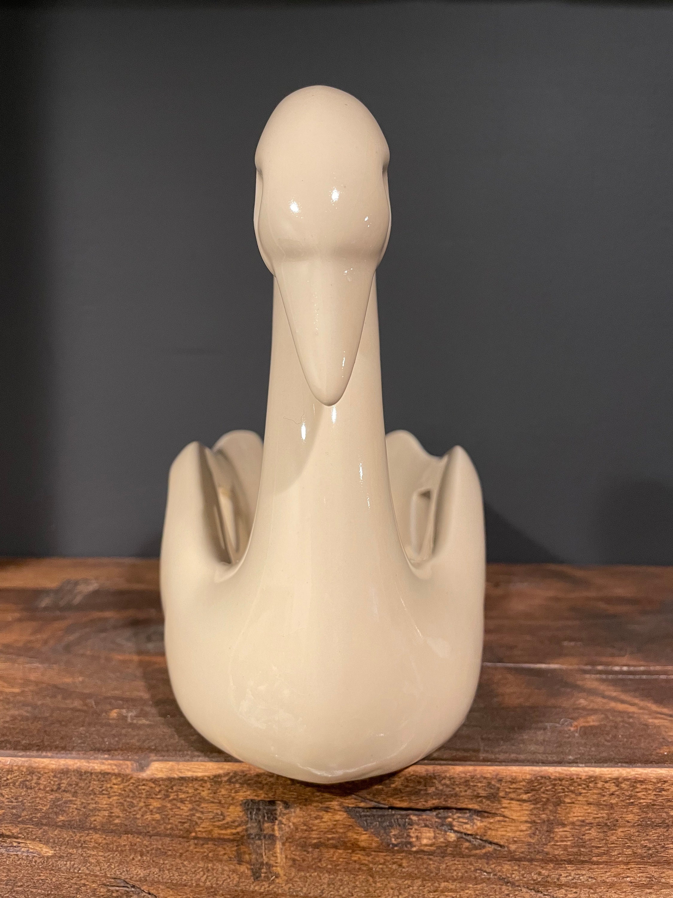 Vintage Vohann Ceramic Swan: Ivory Art Deco Towel Holder, 1980s - Etsy