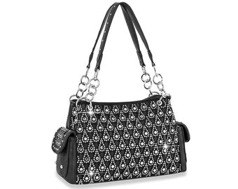 Sparkling Rhinestone Design Fashion Handbag