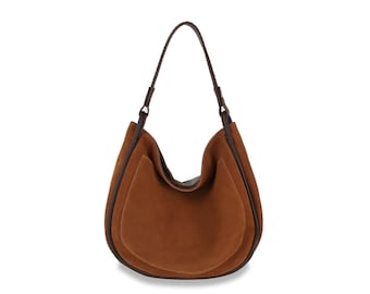 Classic Genuine Leather Hobo Handbag