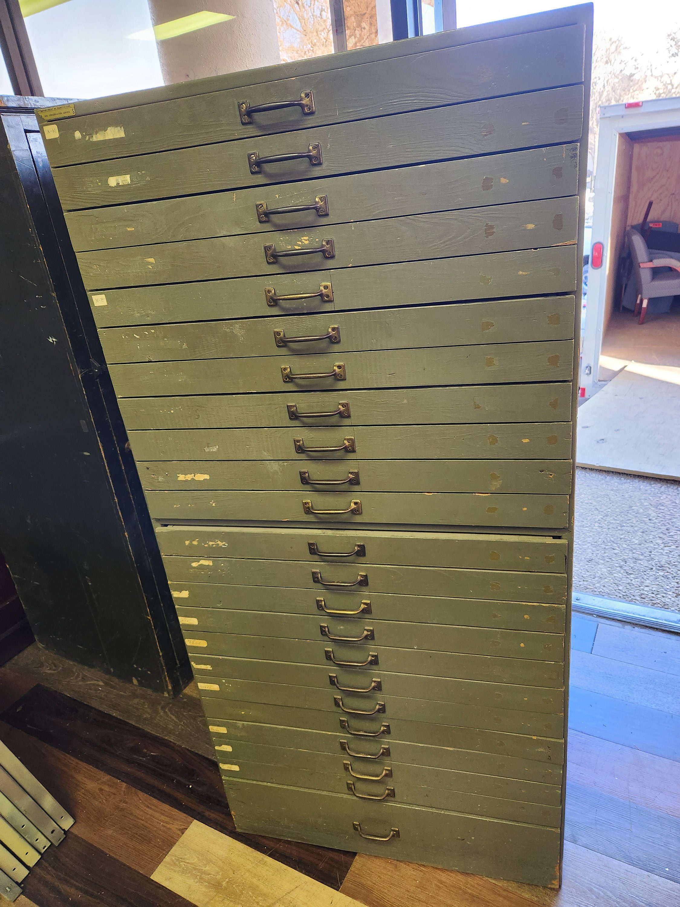 Wooden Flat File - Etsy