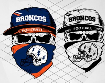 Denver broncos top skull cap