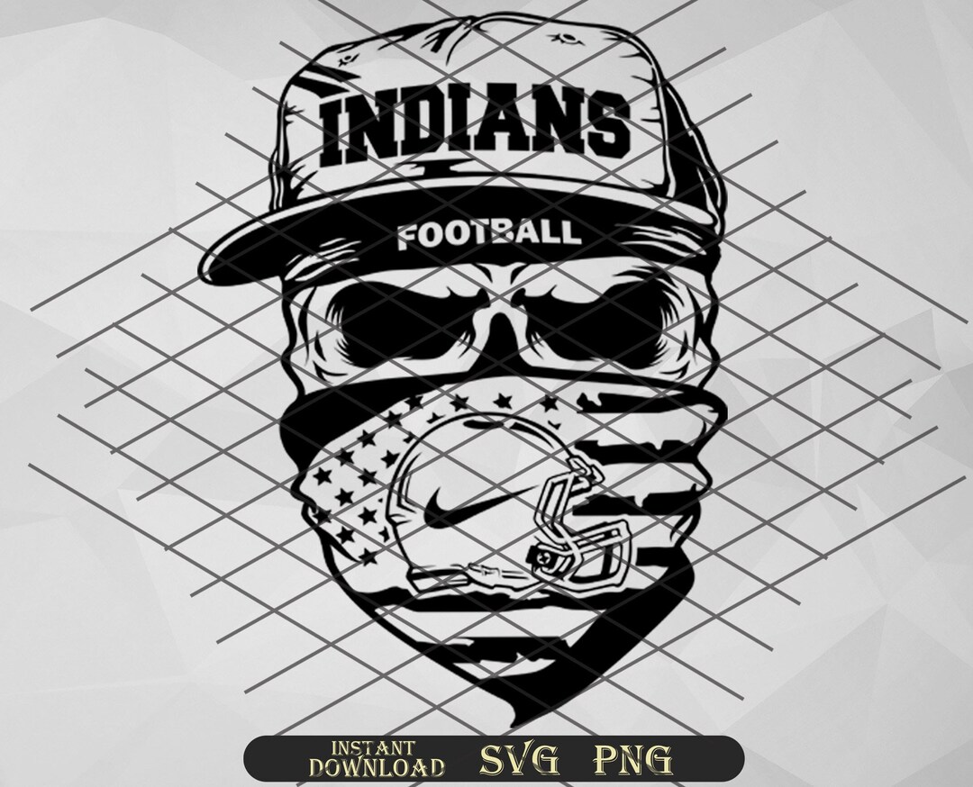 Indians Football Svg Instant Download - Etsy