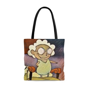 Courage The Cowardly Dog AOP Tote Bag