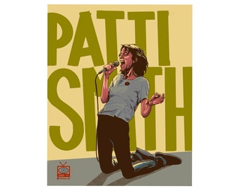 Patti Smith 8x10” art print