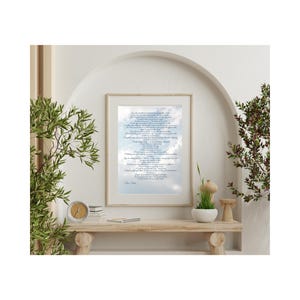 Poema para imprimir del Papa Francisco, arte mural imprimible, poesía, citas inspiradoras, póster motivacional, decoración de bibliotecas famosas