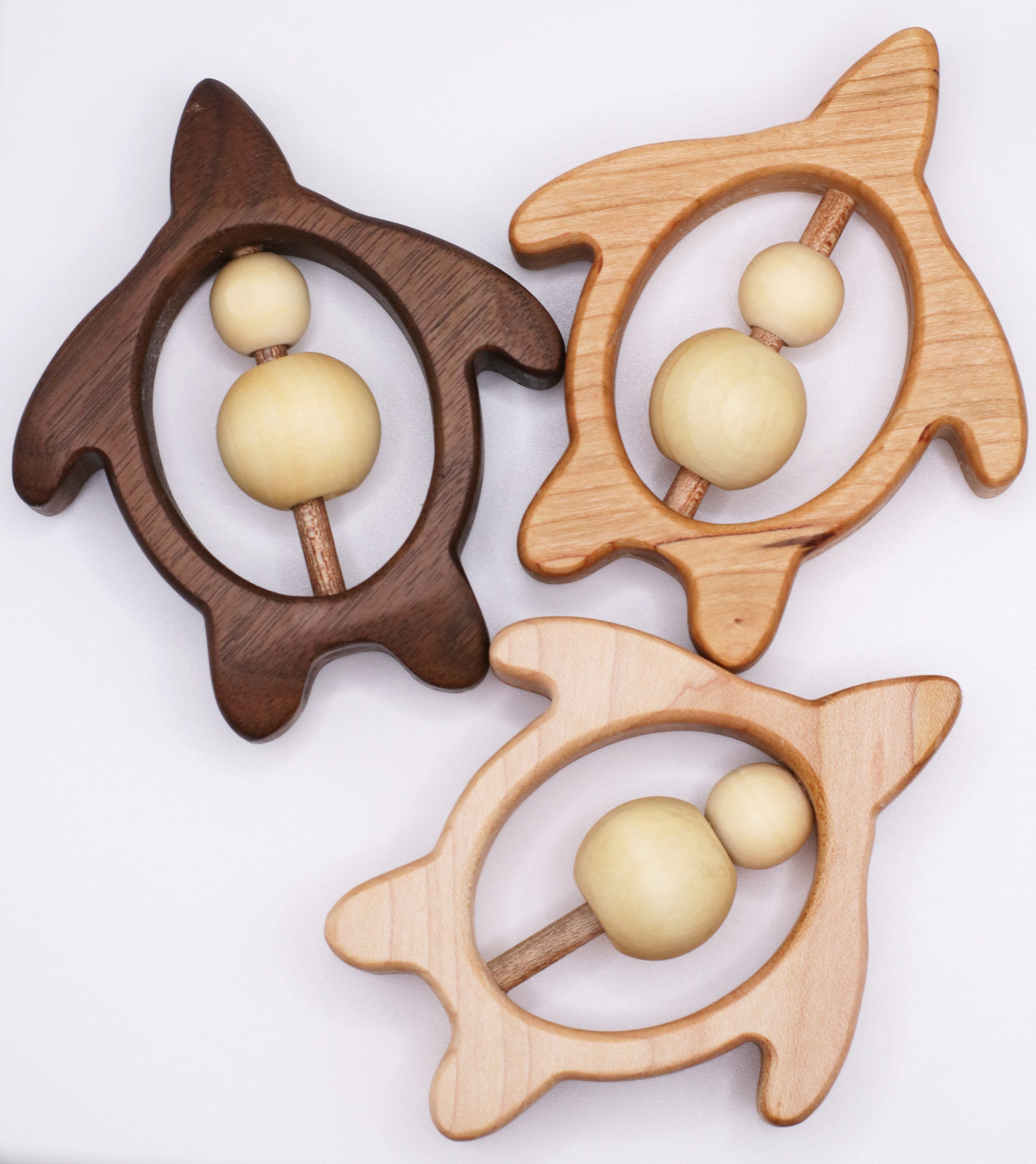 Turtle Rattle Kit Natural Wood Turtle Rattle: Heirloom Baby Toy - Etsy