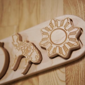 Philippines Wood Puzzle: Cultural Icon Toy, Made in USA image 5
